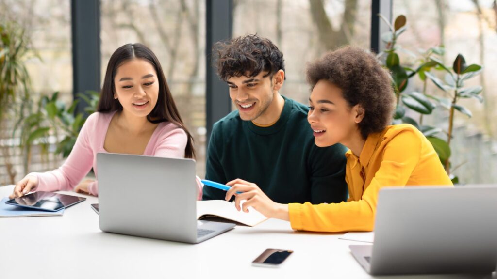 IELTS Exam Mastery students studying technology and global issu