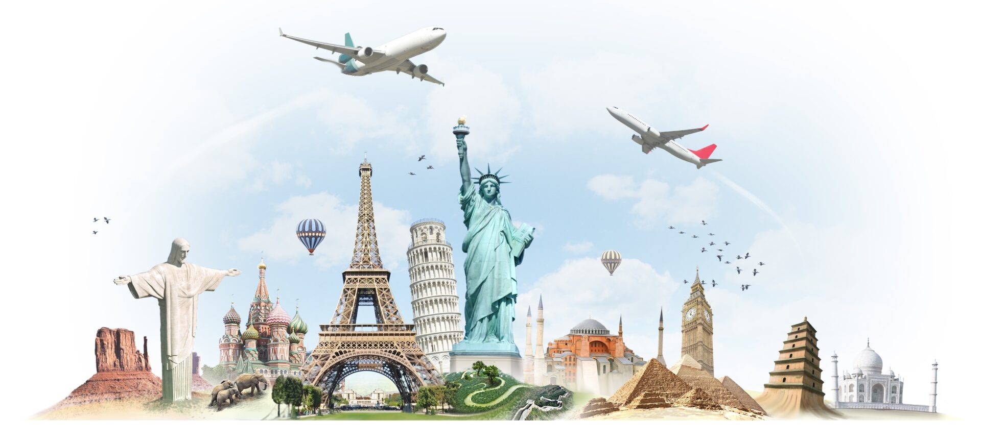 IELTS Travel and Transport 2025 – Global Landmarks and Air Travel