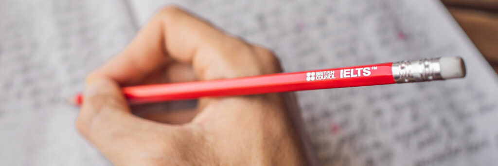 Learn IELTS in Hua Hin pencil and handwriting preparation materials at ILC Hua Hin