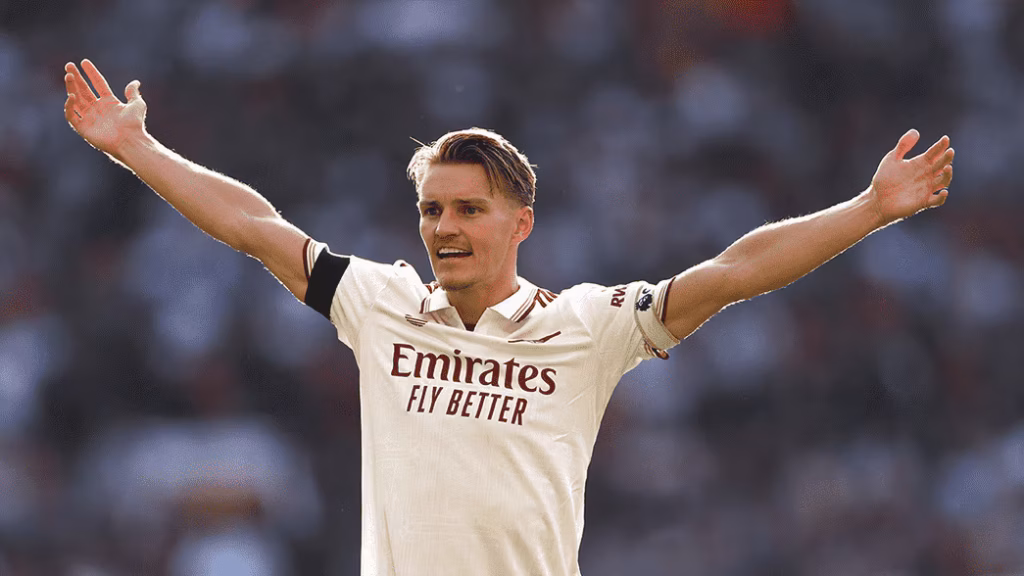 How Martin Ødegaard Adapts His English To Every Person He Talks To 3 Martin odegaard speaking english at Premier Skills Sundays ILC Hua Hin